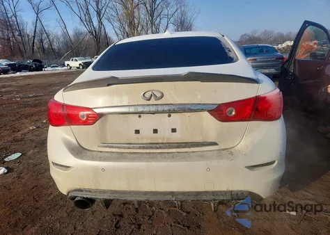 2016 Infiniti Q50 Premium из США, поврежденный, VIN JN1EV7AR9GM342386